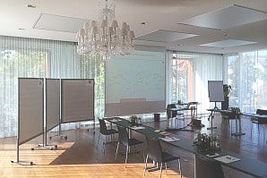 Heller Seminarraum für Unternehmensworkshops